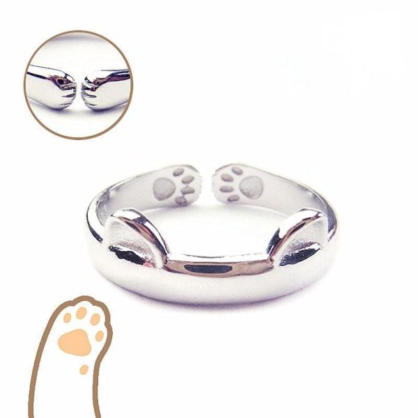 Shop Cute Cat Ear Paw Adjustable Rings , ring , Killer Lookz , accessories, extra, ring , Killer Lookz , killerlookz.com
