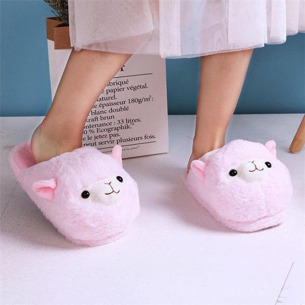 Shop Llama Fur Slippers Collection, Shoes, Killer Lookz, kawaii, shoe, Killer Lookz, killerlookz.com