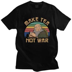 Shop Uncle Iroh's T Shirt Make Tea Not War, top, Killer Lookz, anime, black, everyday, kawaii, new, sale, top, Killer Lookz, killerlookz.com