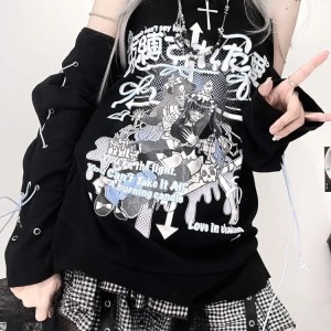 Gothic Harajuku Anime T-shirts