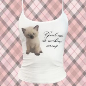 cute funny siamese kitten graphic tees